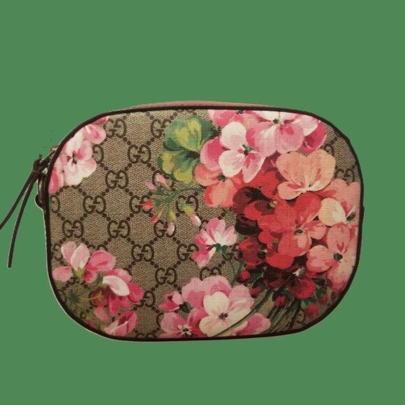 Gucci GG Blooms Supreme Canvas Shoulder Bag in Multi/dry Rose - Picture 3 of 15